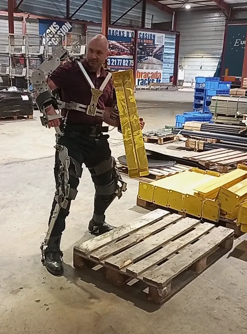 Prototype EXOCER - manutention sur palette